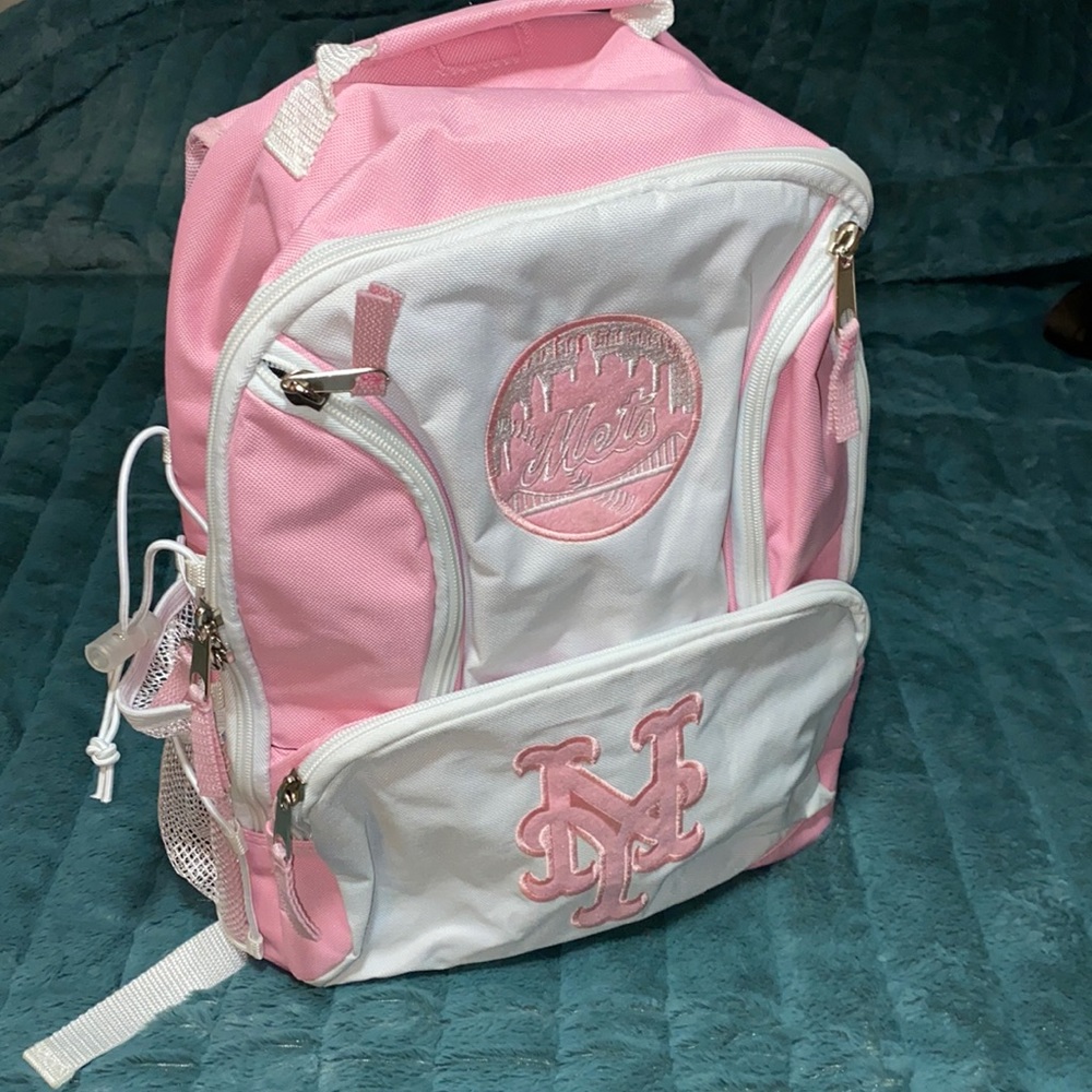 MLB NY Mets pink backpack